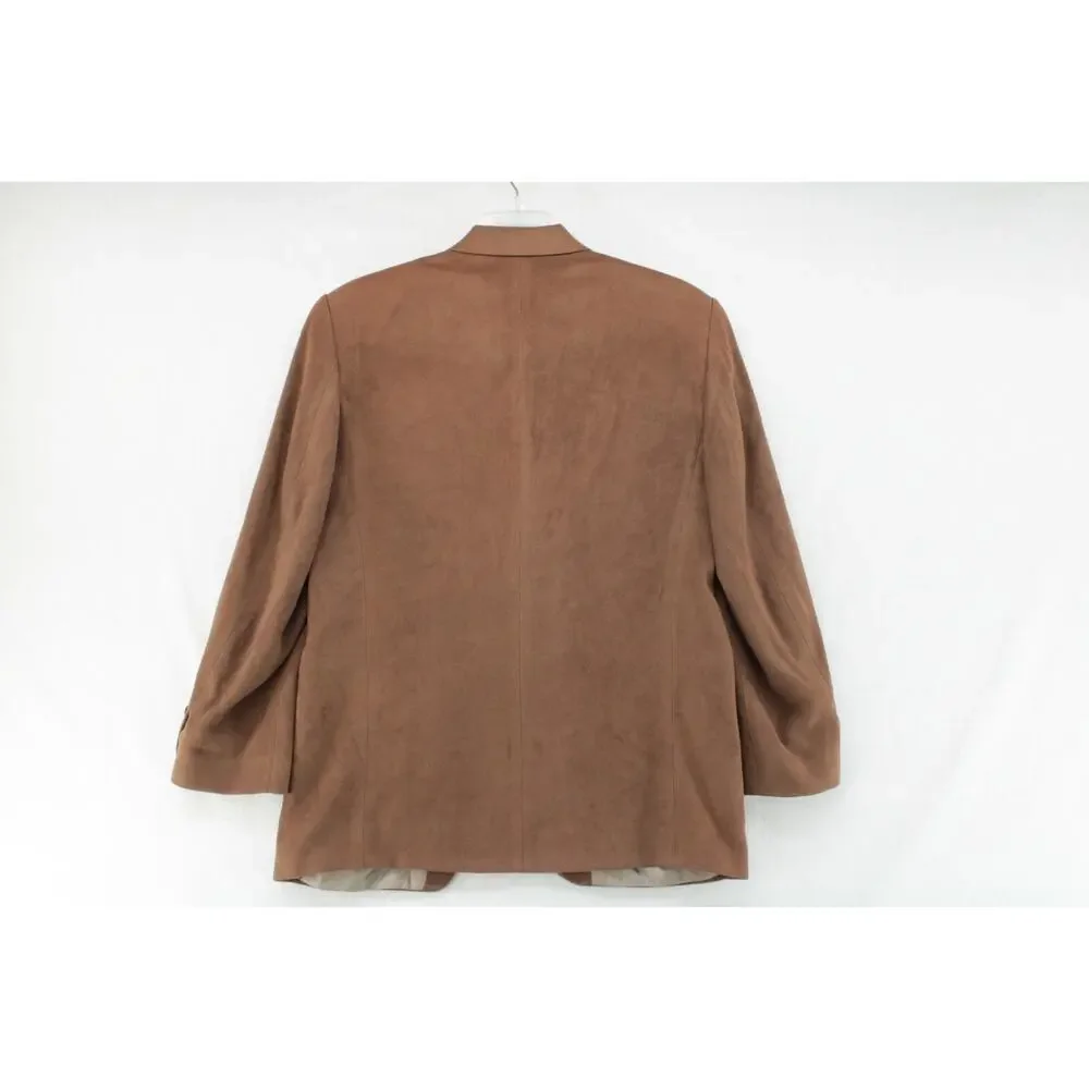 Ralph Lauren Sports Coat Blazer Jacket Mens 40R Brown 3 Button Ventless Casual